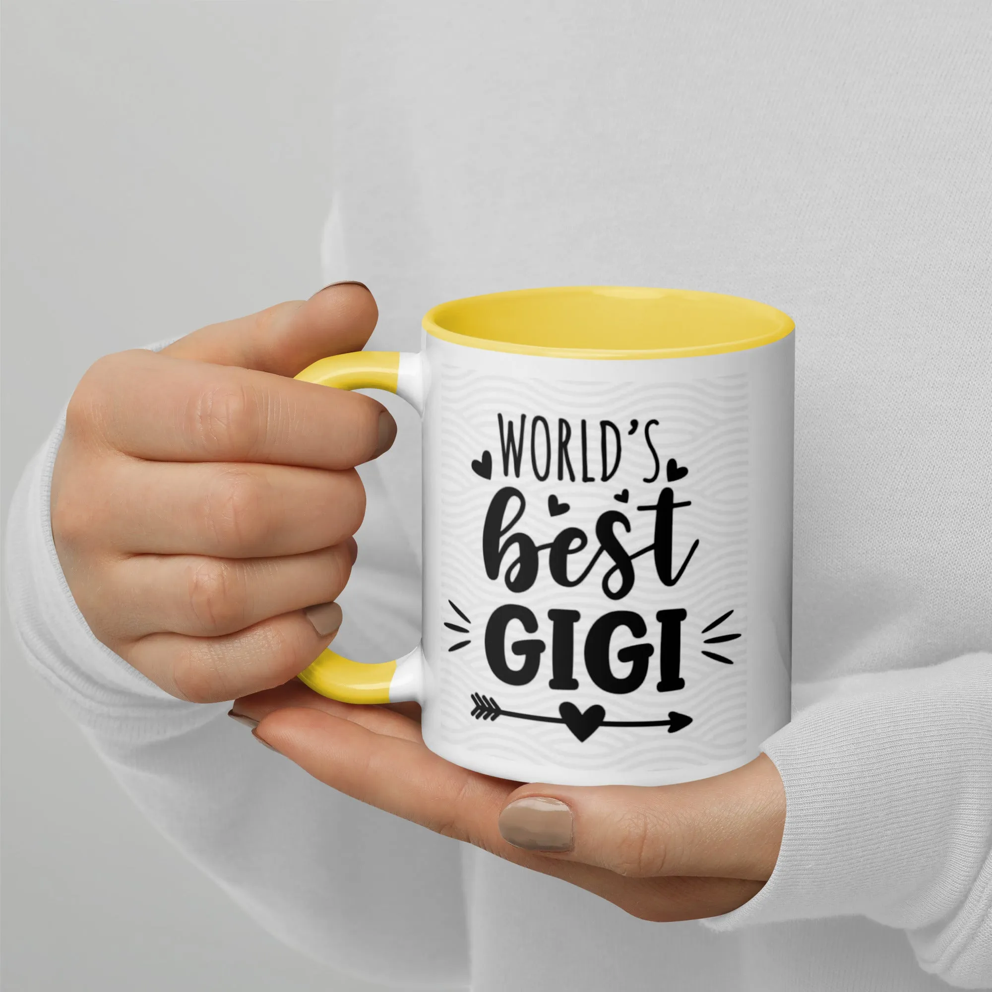 Worlds Best Gigi Mug with Color Inside