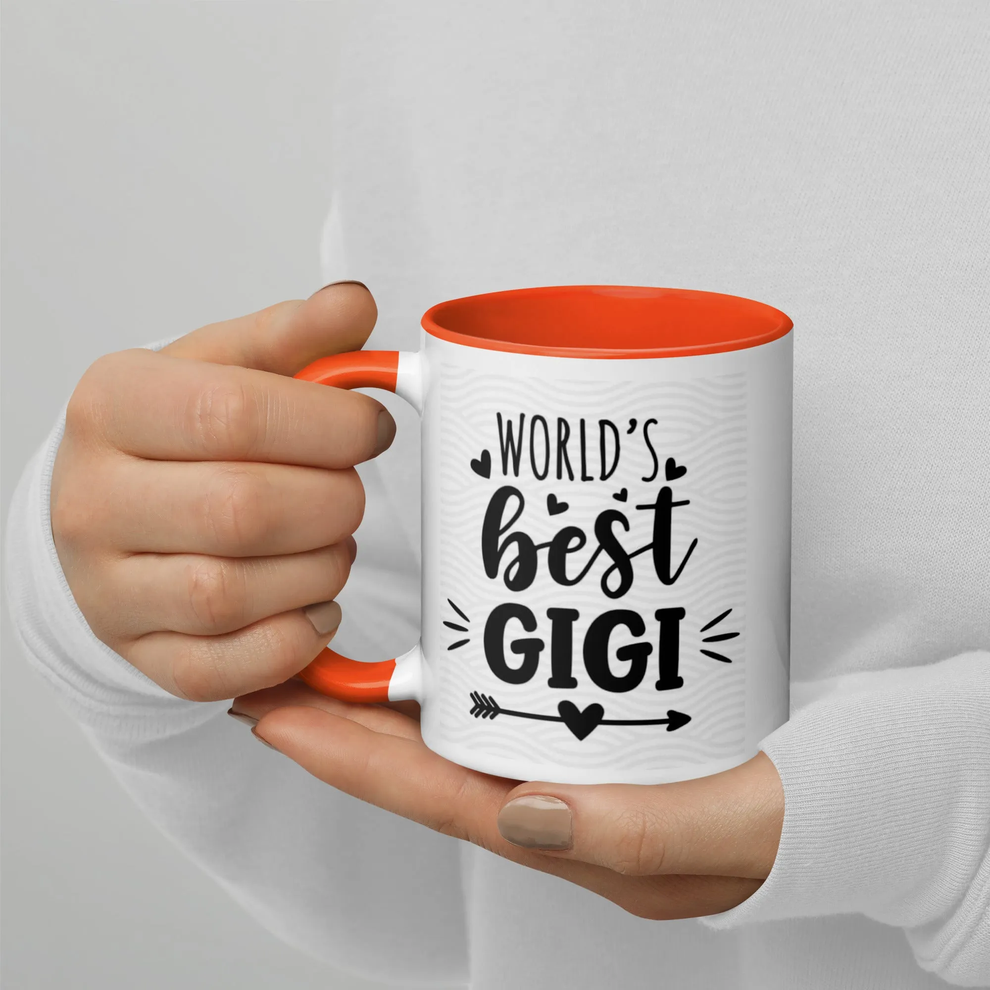 Worlds Best Gigi Mug with Color Inside