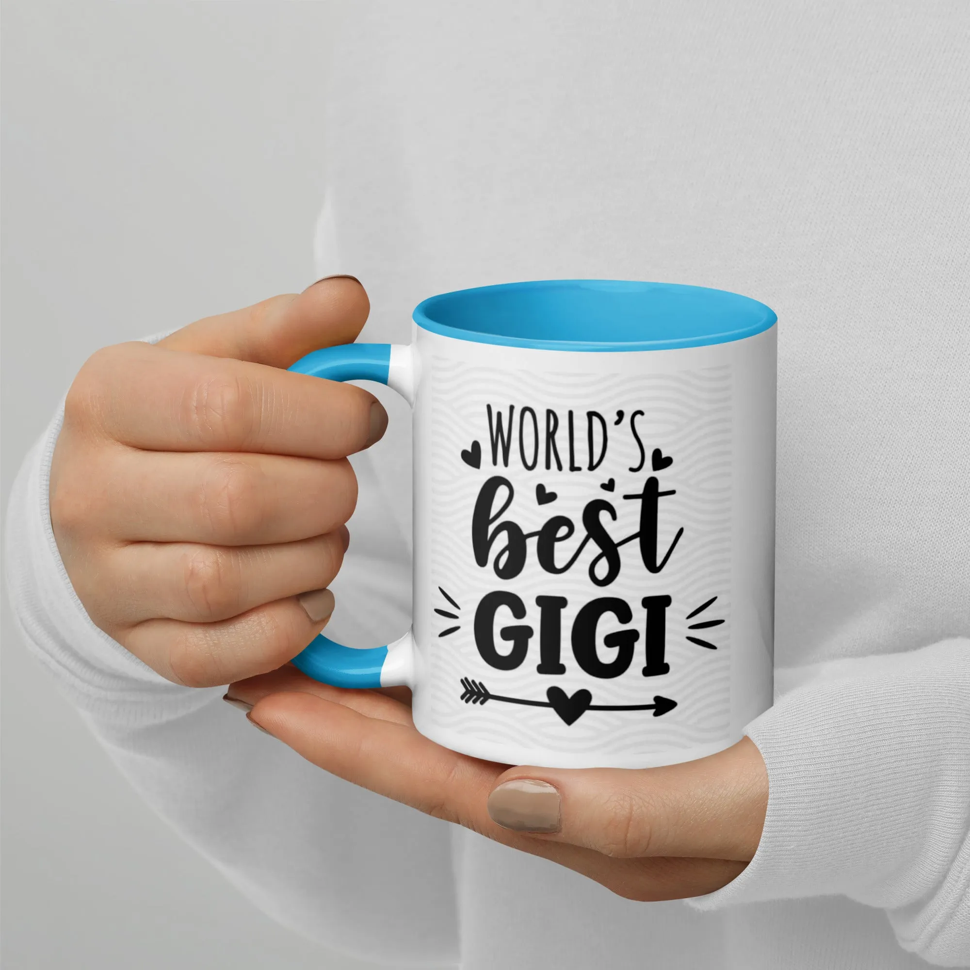 Worlds Best Gigi Mug with Color Inside