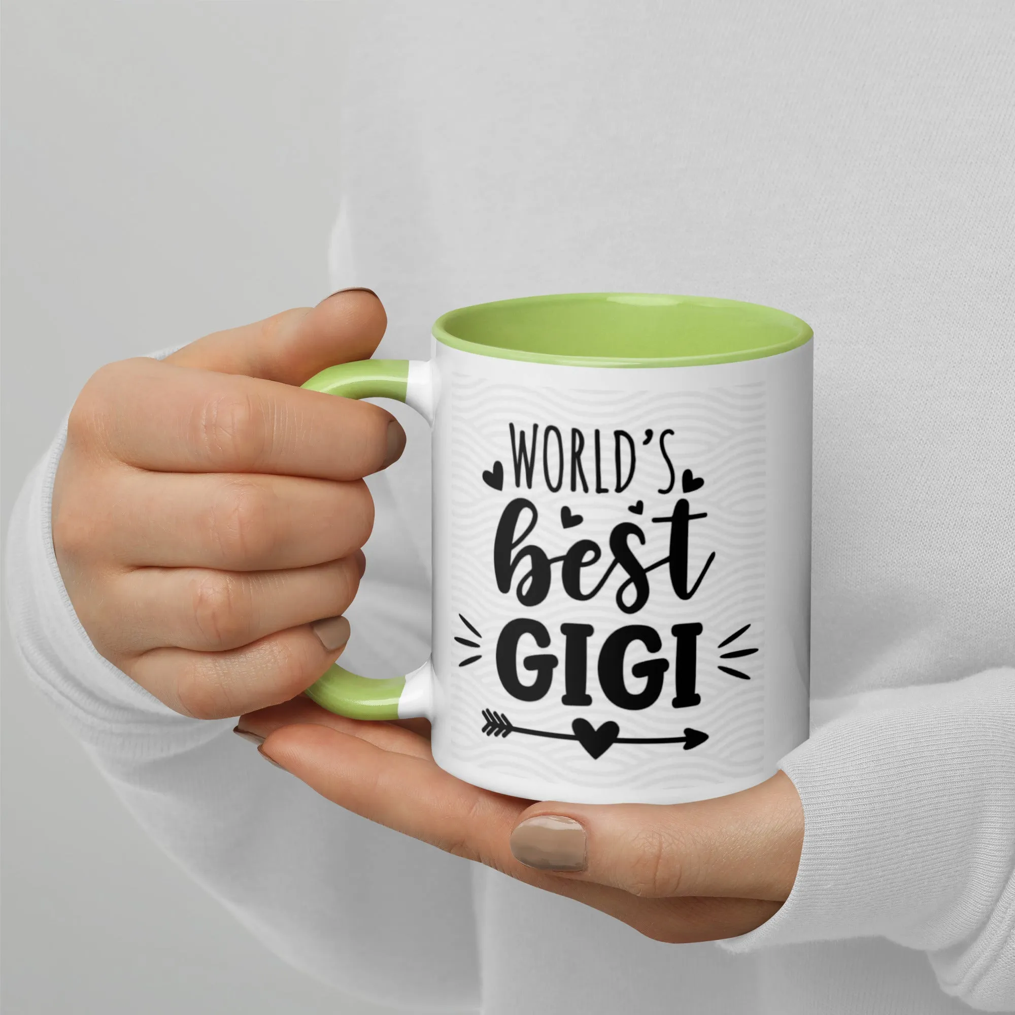 Worlds Best Gigi Mug with Color Inside