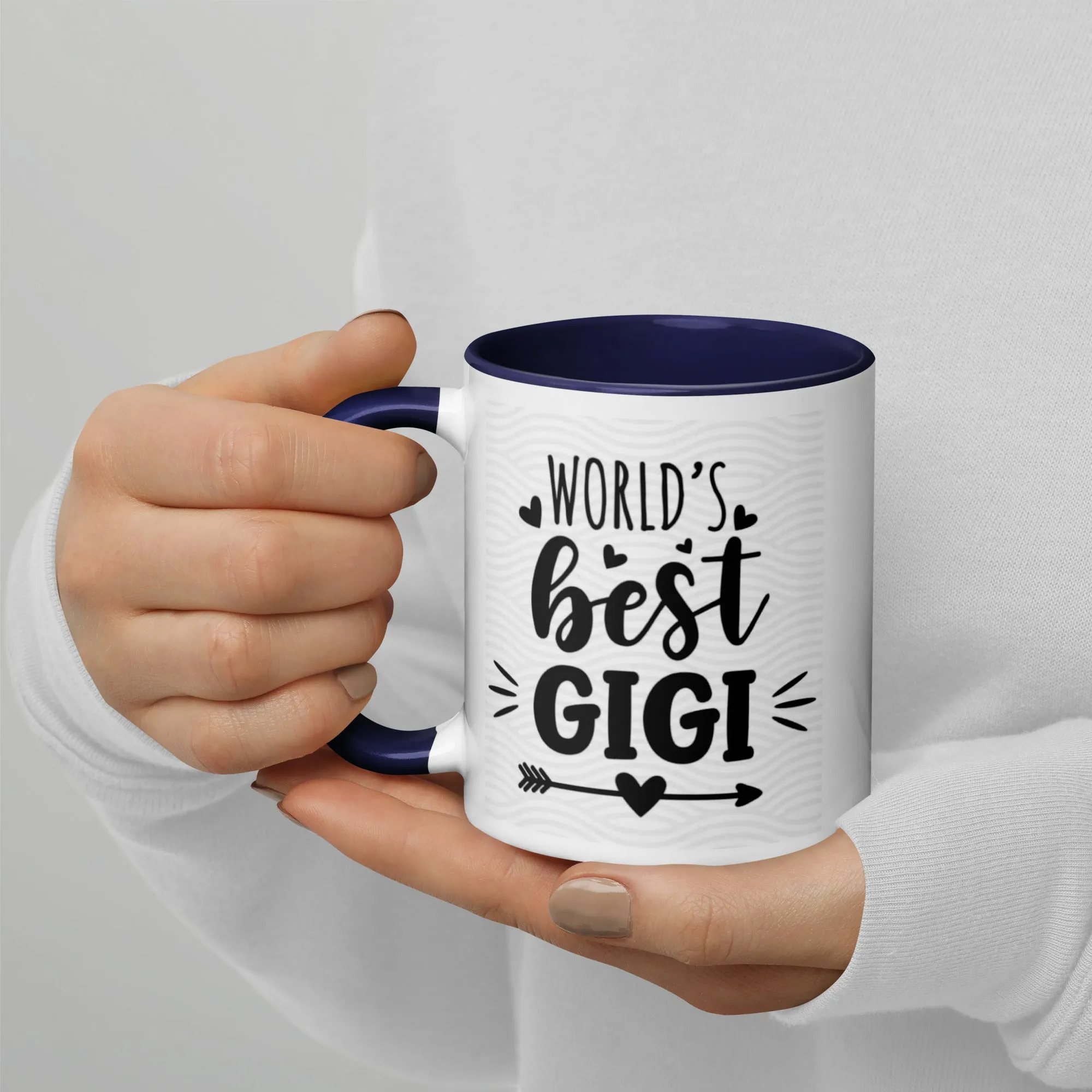 Worlds Best Gigi Mug with Color Inside