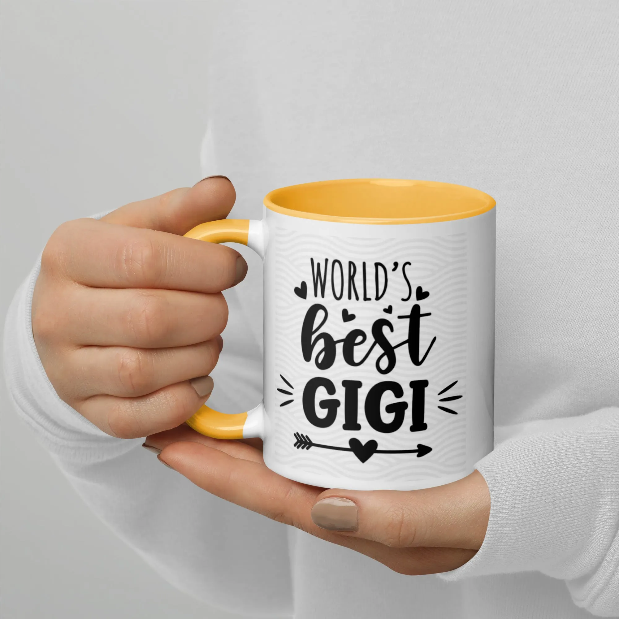 Worlds Best Gigi Mug with Color Inside