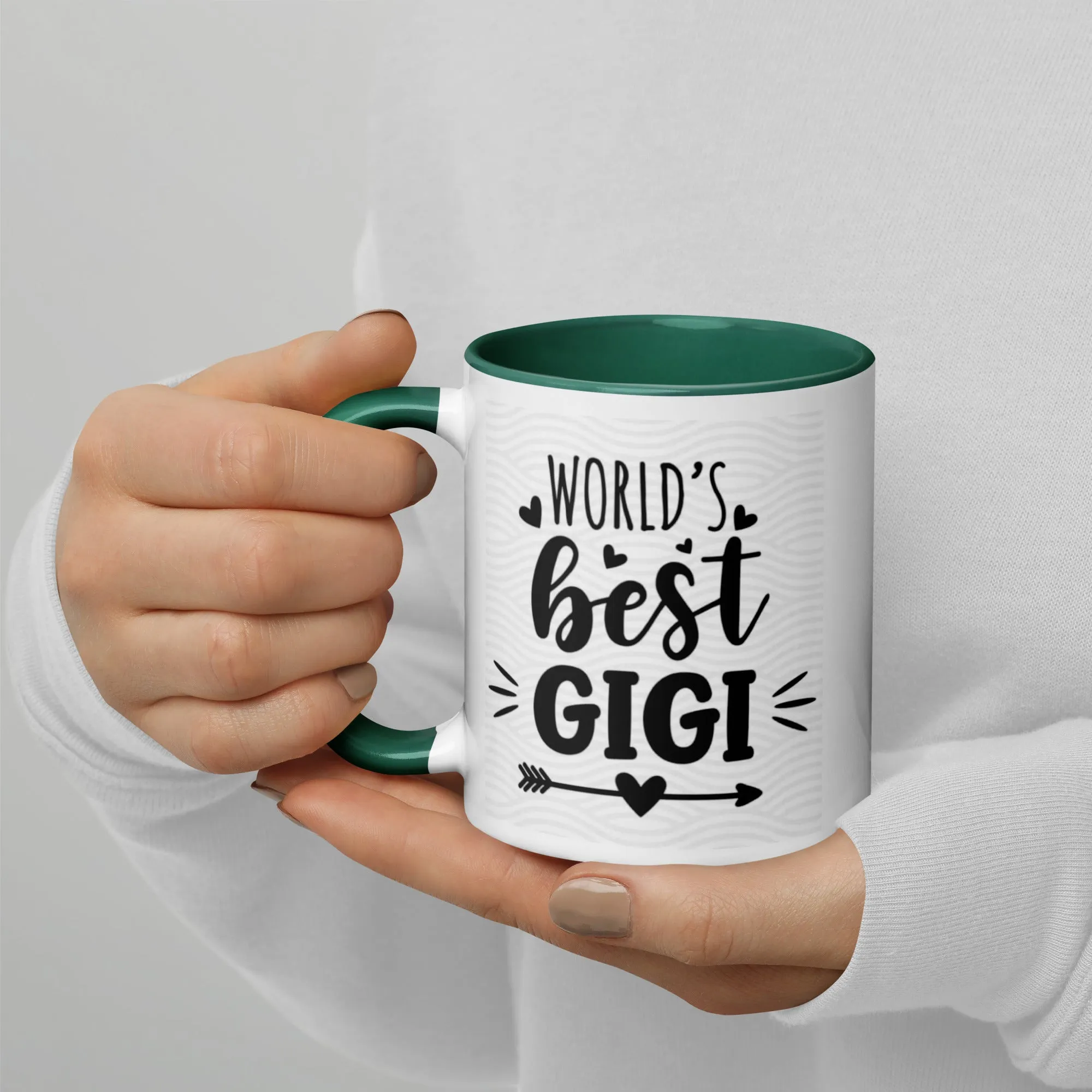 Worlds Best Gigi Mug with Color Inside