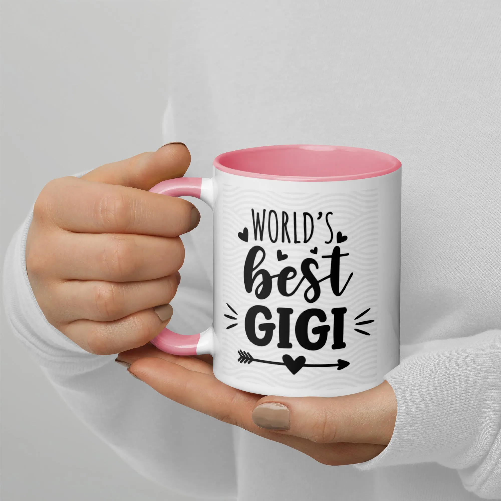 Worlds Best Gigi Mug with Color Inside