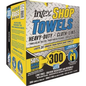 XIT NW-00256-300B Intex Cloth-Like Heavy-Duty Shop Towels (300/bx)