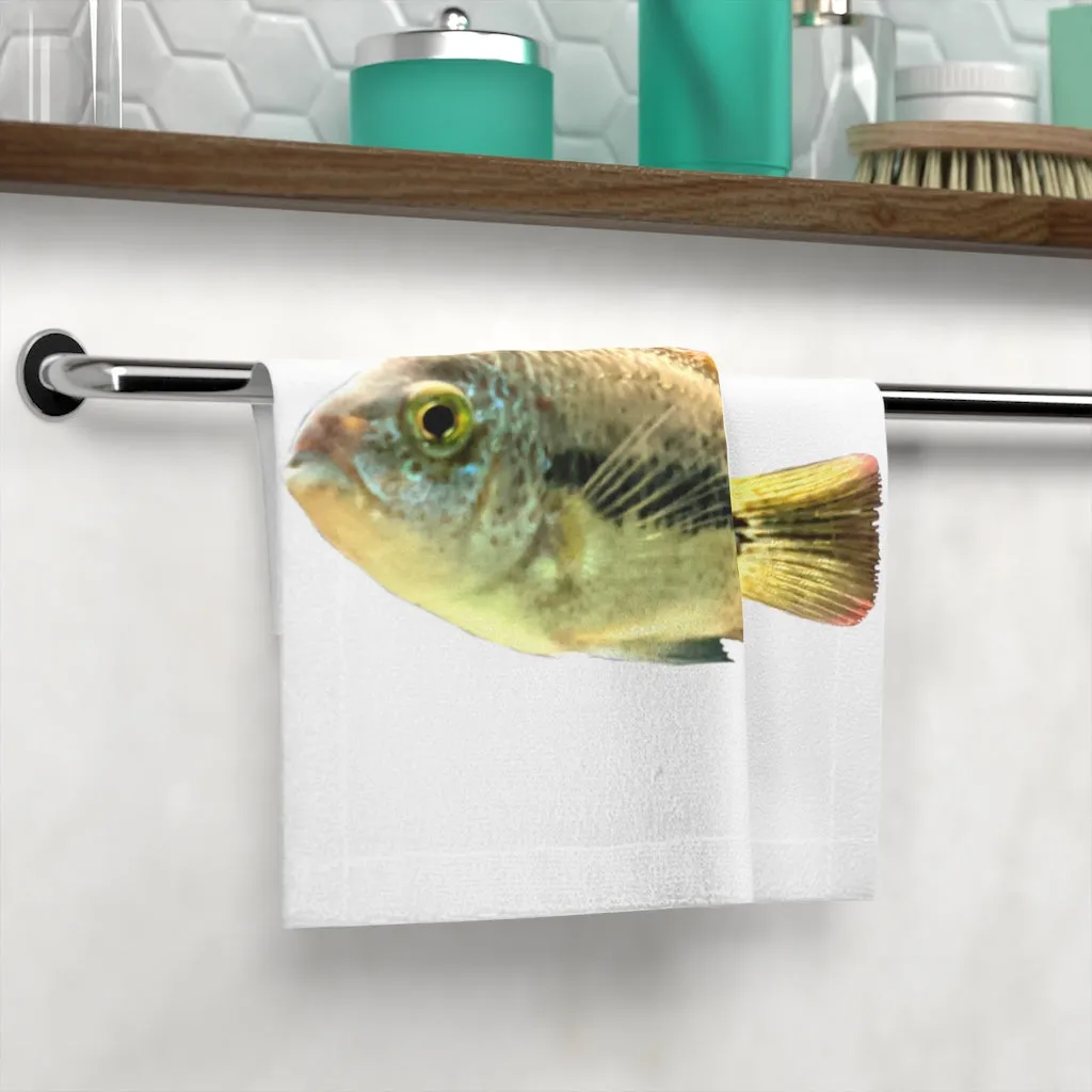 Yellow and Black Fish Face Towel