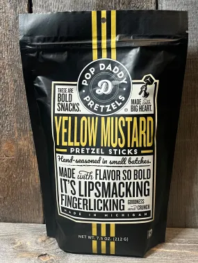 Yellow Mustard Seasoned Pretzels