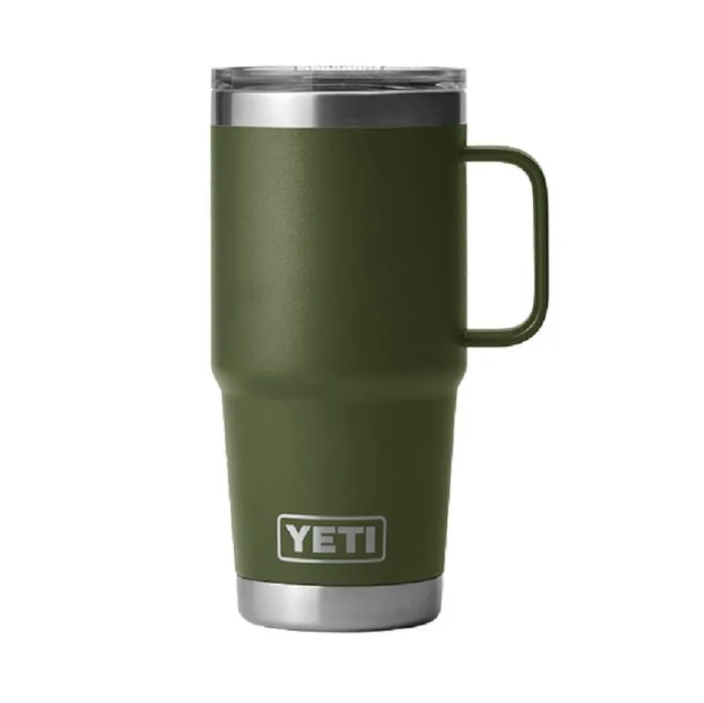 YETI RAMBLER 20 OZ TRAVEL MUG W/ STRONGHOLD LID