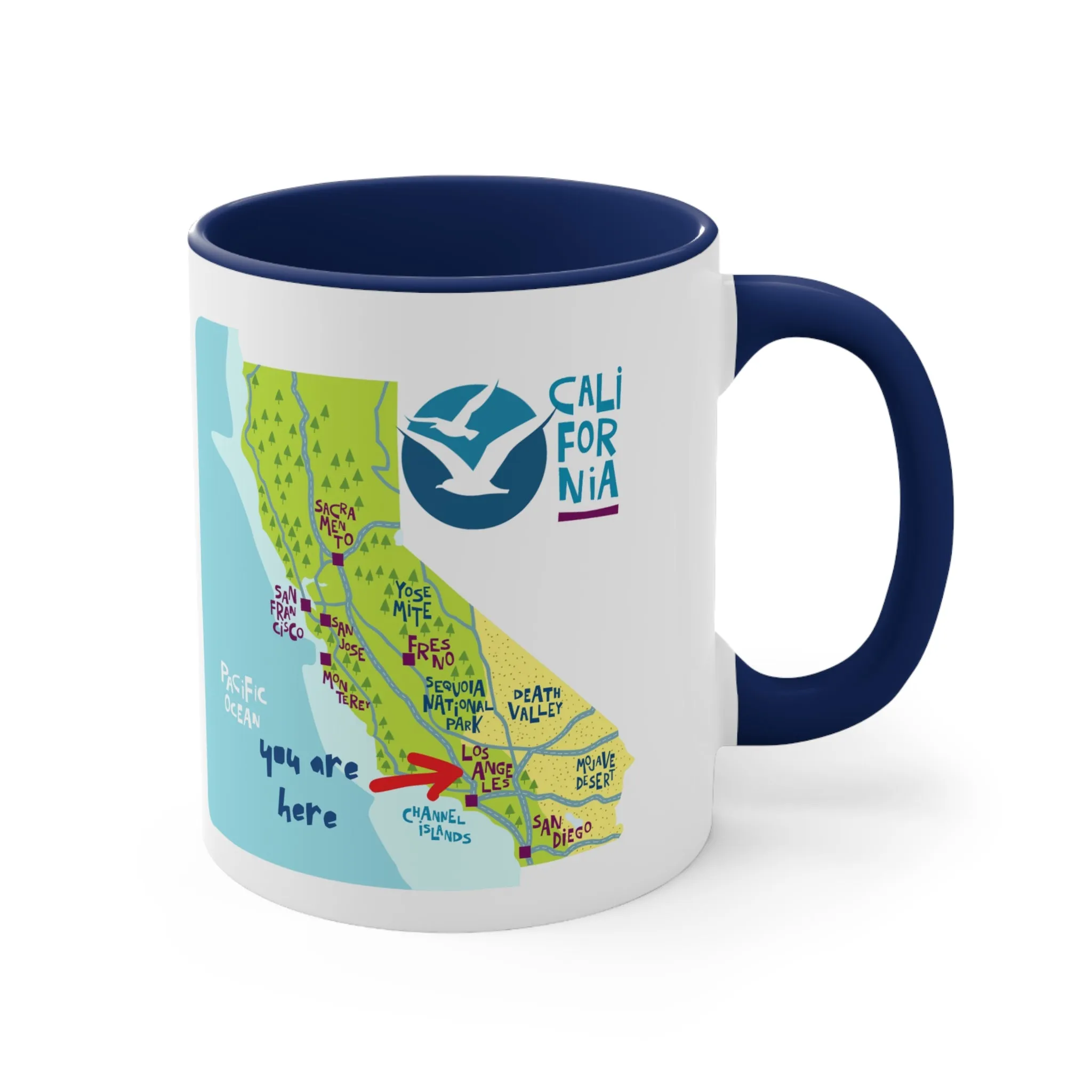 You are here, Accent Coffee Mug, 11oz