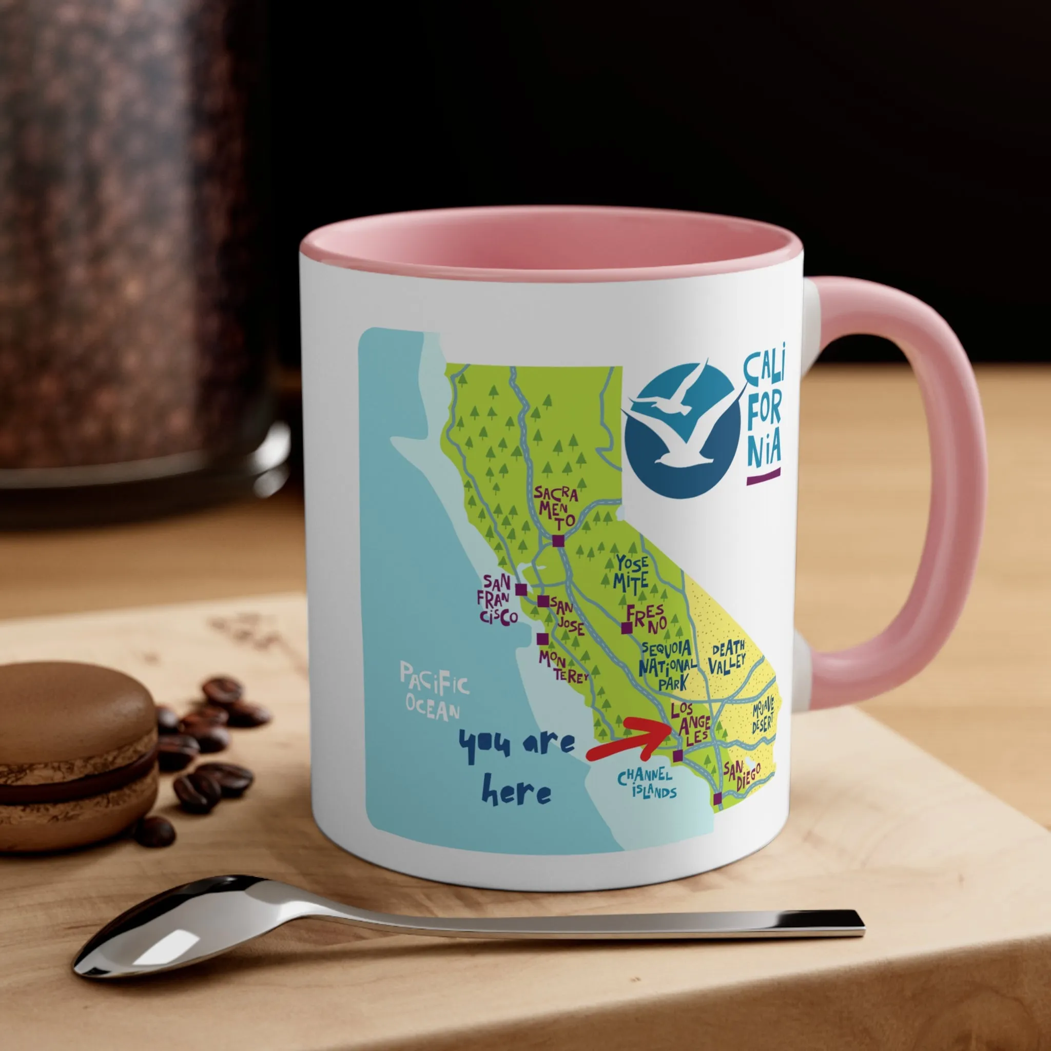 You are here, Accent Coffee Mug, 11oz