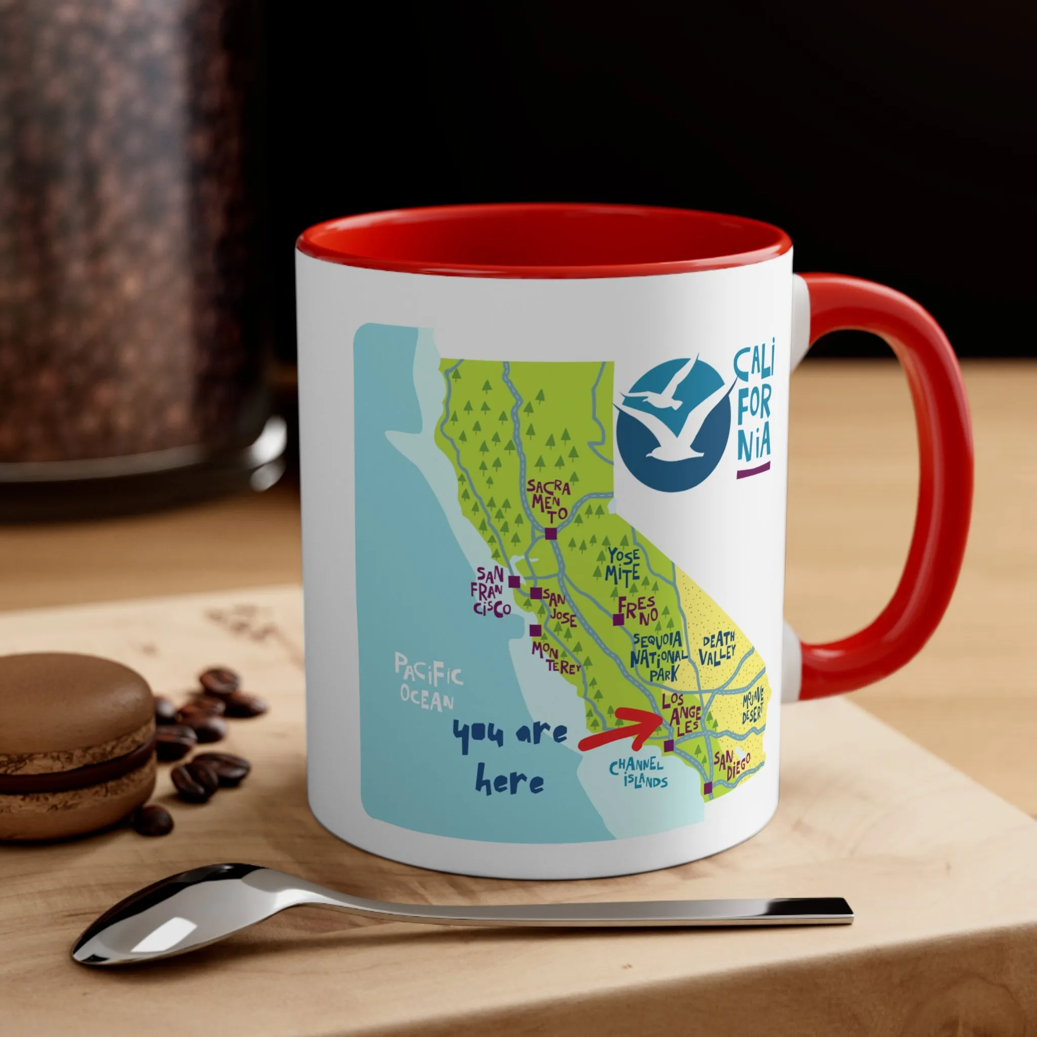 You are here, Accent Coffee Mug, 11oz