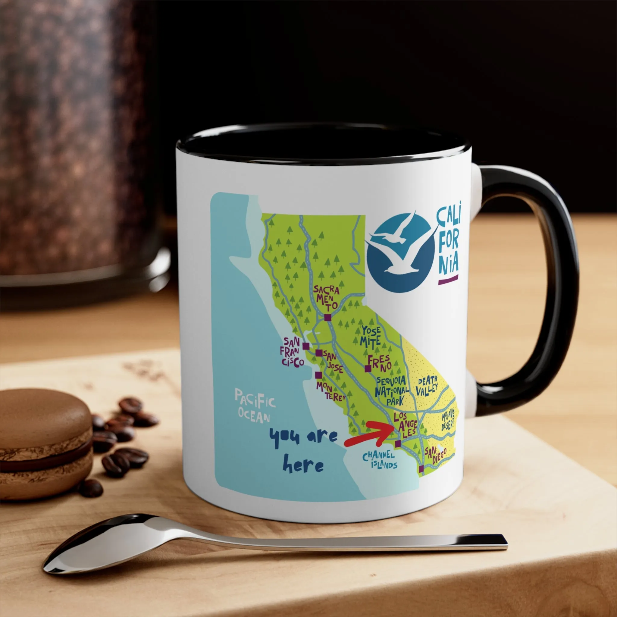 You are here, Accent Coffee Mug, 11oz